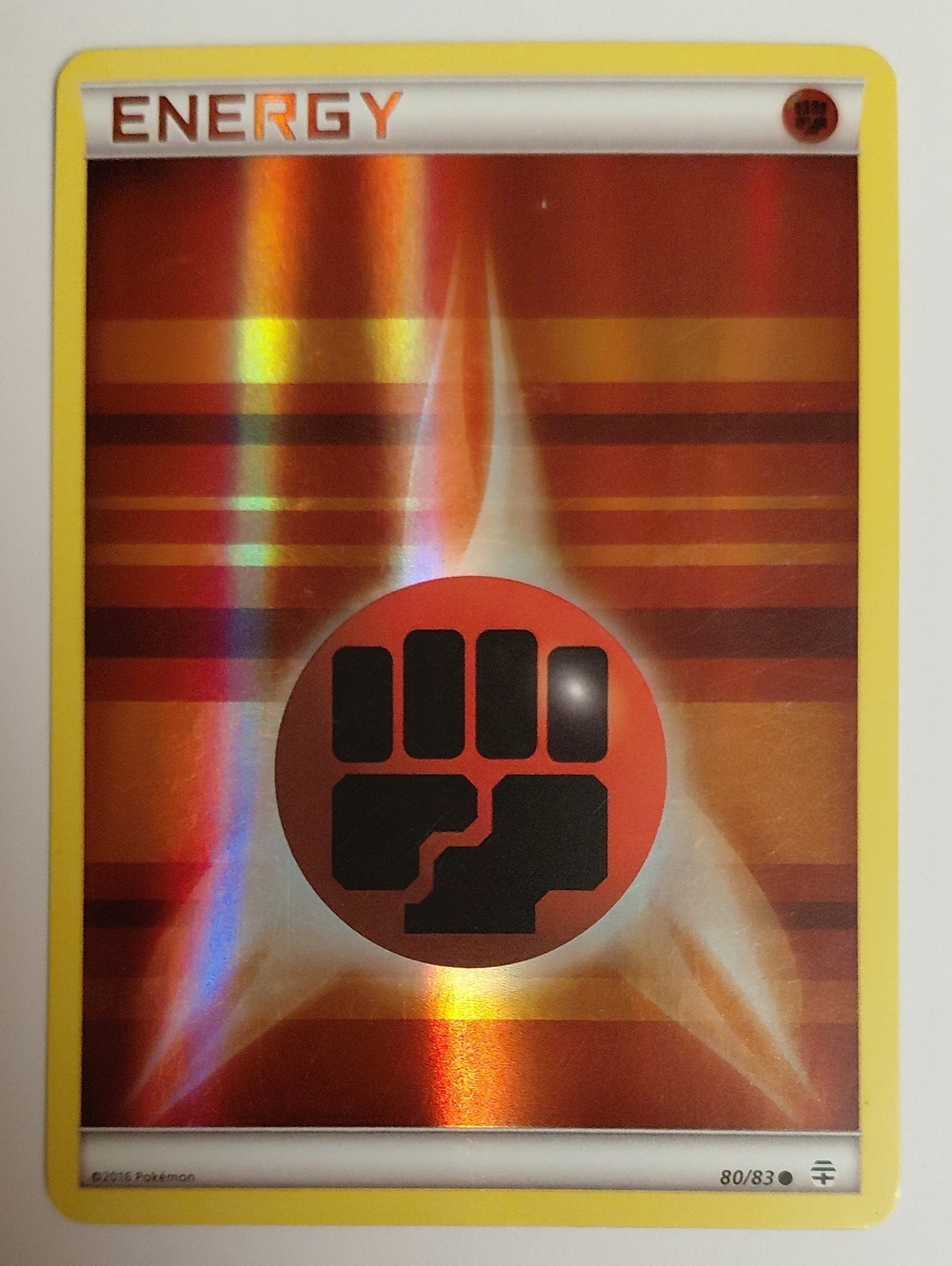 Reverse Holo Fighting Energy - Generations - Rare - Pokemon Card